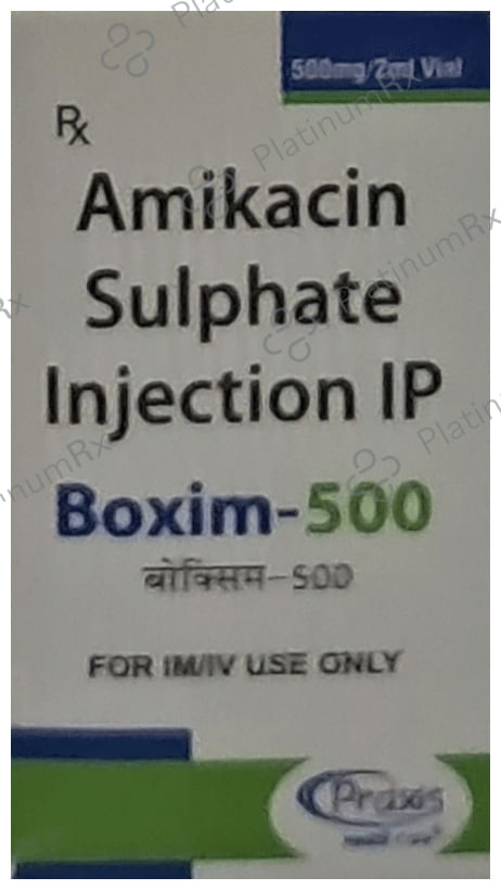 Boxim 500mg Injection 2ml
