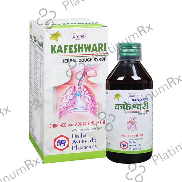 Unjha Kafeshwari Herbal Cough Syrup 200 ml