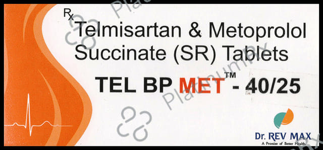 Tel BP Met 40/25 Tablet SR 10s