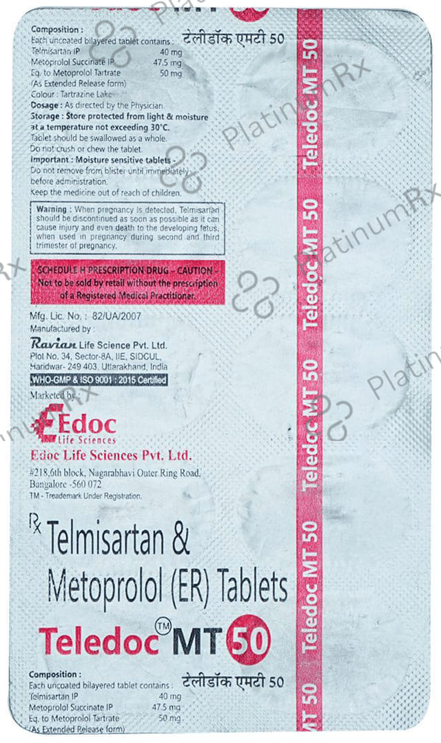 Teledoc MT 40mg/50mg Tablet