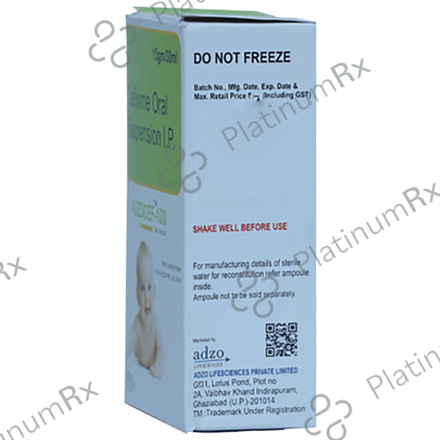 Adzocef 100mg Dry Syrup 30ml