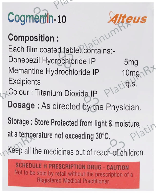 Cogmentin 5/10mg Tablet 15s