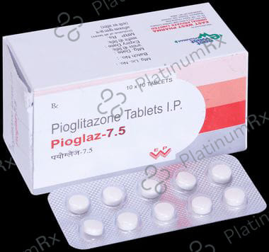 Pioglaz 7.5mg Tablet 10s