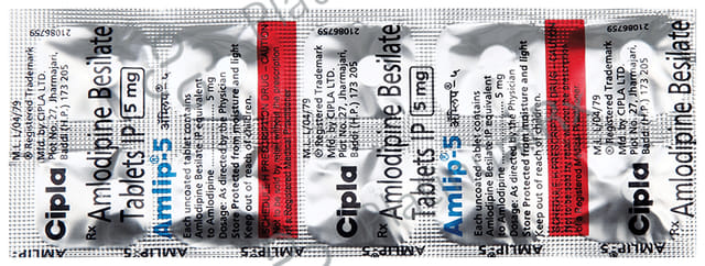 Amlip 5mg Tablet 10s