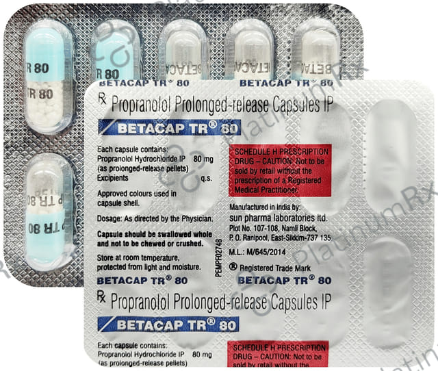 Betacap TR 80mg Capsule PR 10s