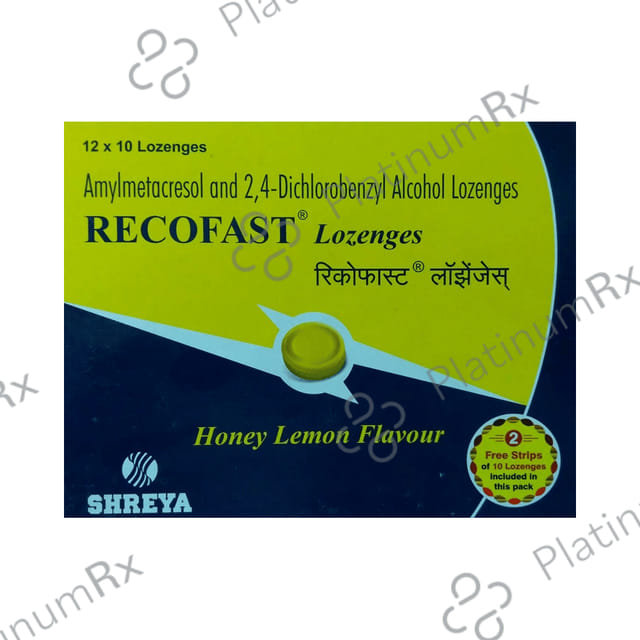 Recofast Lozenges Honey lemon