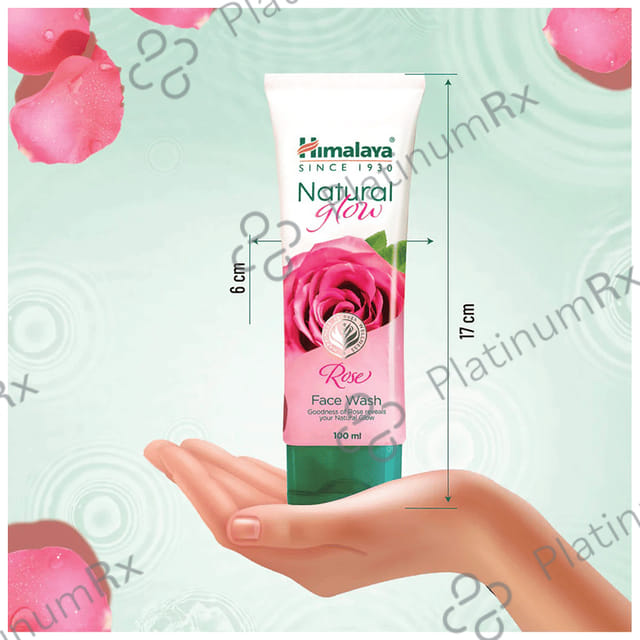 Himalaya Natural Glow Rose Face Wash 100ml