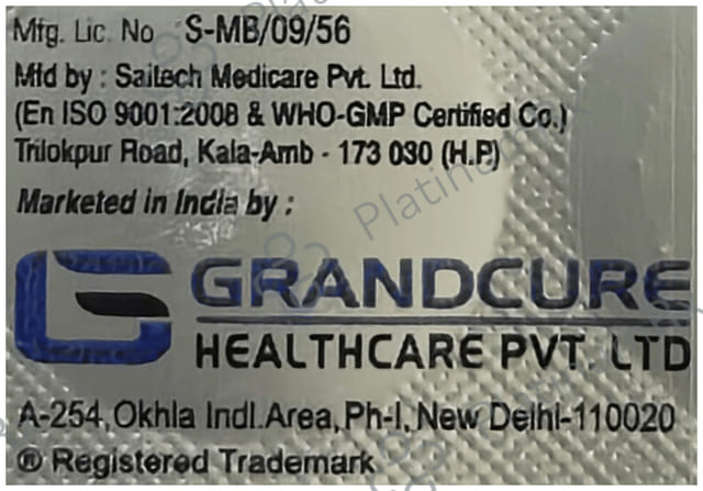 Grandcef 100mg Tablet DT