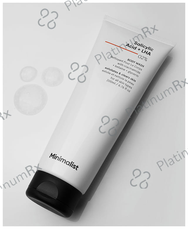 Minimalist Salicylic Acid + LHA 02% Body Wash 200ml