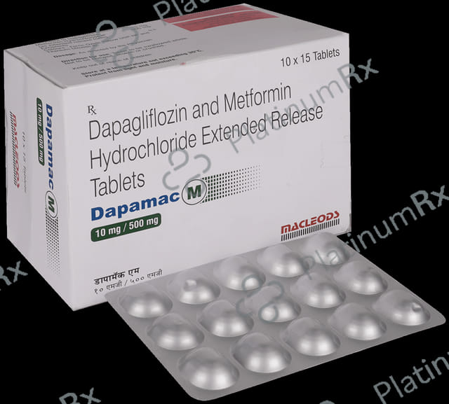 Dapamac M 10/500mg Tablet ER 15s