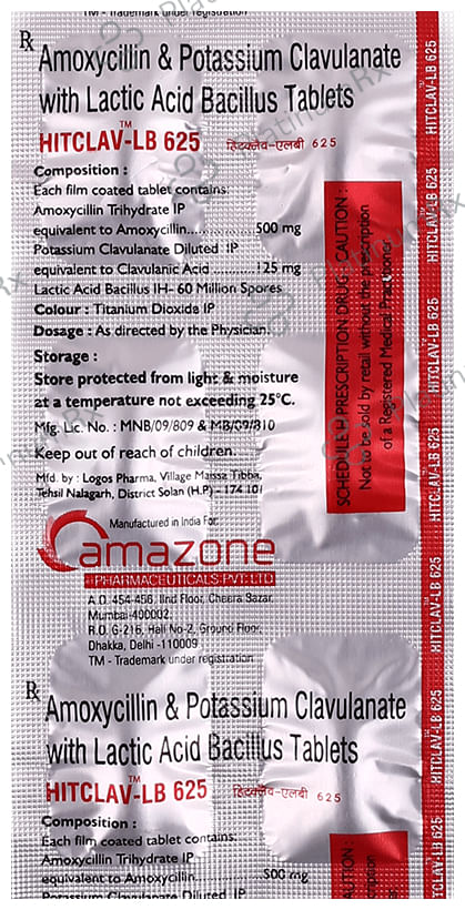 Hitclav-LB 625 Tablet