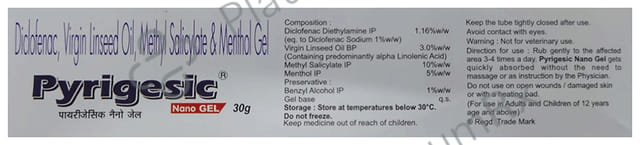 Pyrigesic Nano Gel 30gm