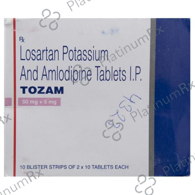 Tozam 5/50mg Tablet 10s