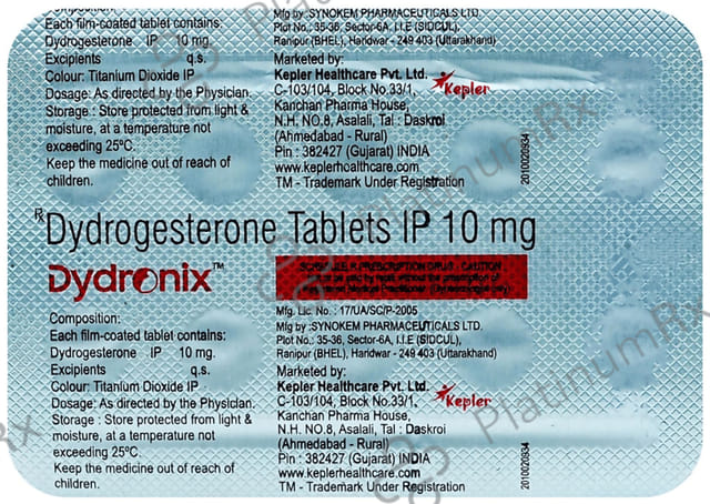 Dydronix 10mg Tablet 10s