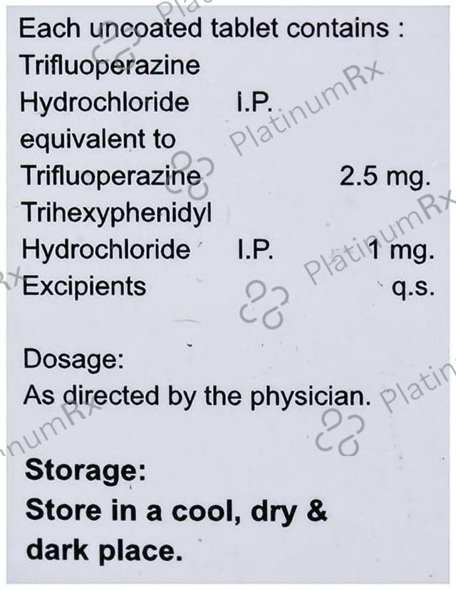 Shicalm H 2.5mg/1mg Tablet