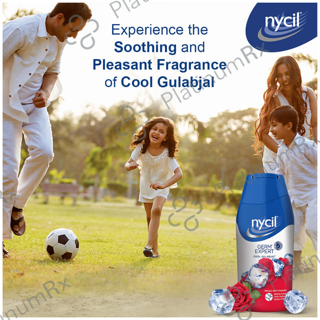 Nycil Germ Expert Prickly Heat Cool Gulabjal Powder