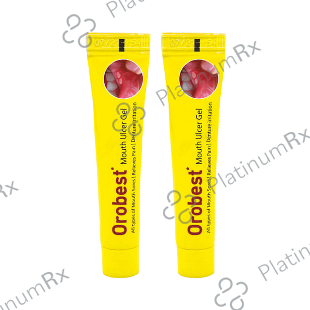 Orobest Mouth Ulcer Gel (10gm Each) 2 Tubes
