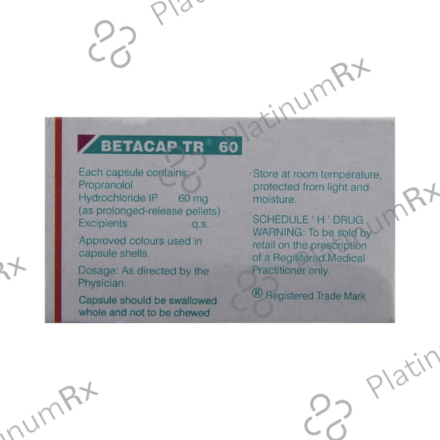 Betacap TR 60mg Capsule PR 10s