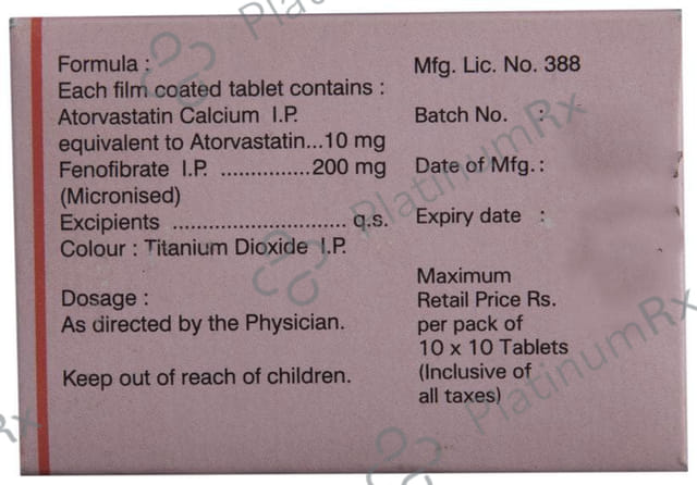 Finehart 10/200mg Tablet 10s