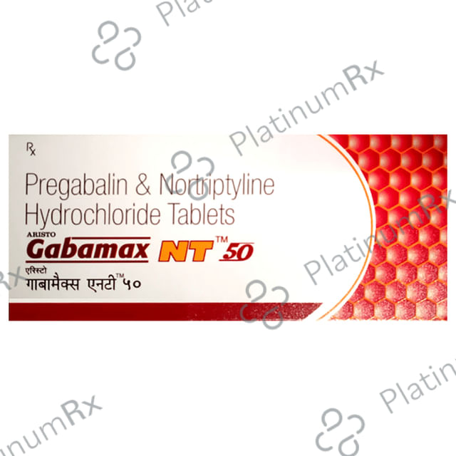 Gabamax NT 50mg/10mg Tablet