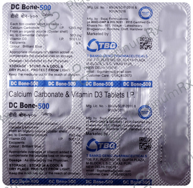 DC Bone 500mg Tablet 15s
