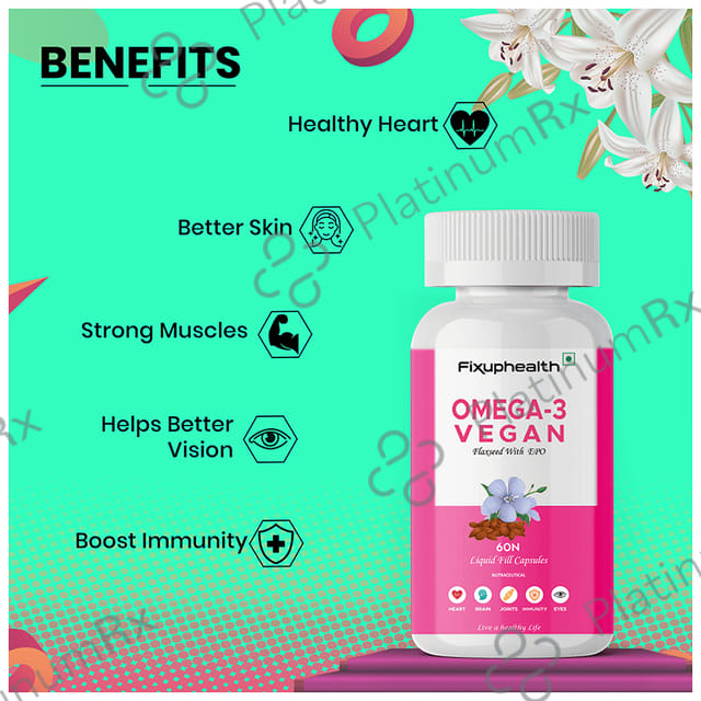 Fixuphealth Omega 3 Vegan Capsule 60s