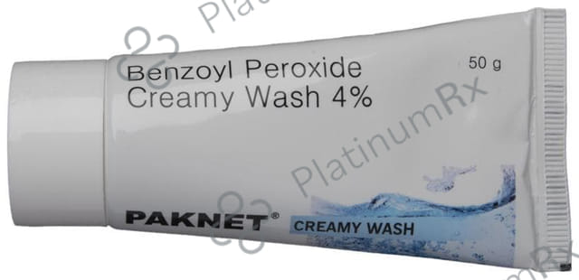 Paknet 4% Creamy Wash 50gm