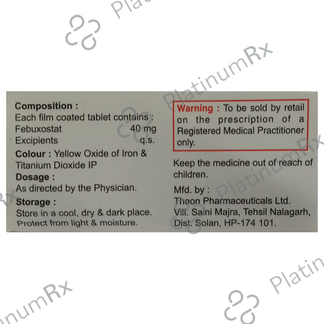 Uriway 40mg Tablet 10s