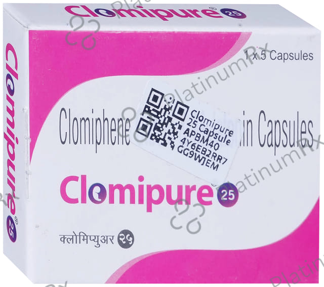 Clomipure 25/3mg Capsule 5s