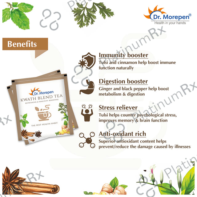 Dr. Morepen Kwath Blend Tea Bag (2gm Each)