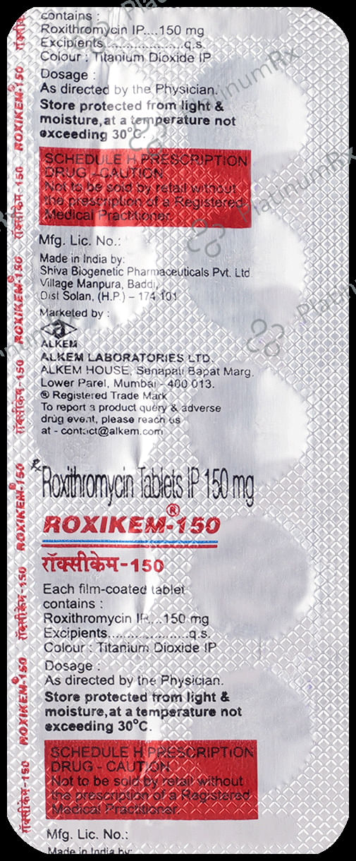 Roxikem 150mg Tablet