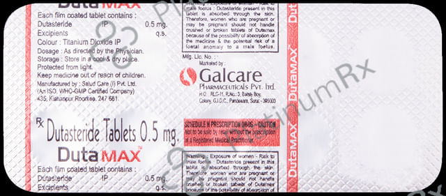 Dutamax 0.5mg Tablet 10s