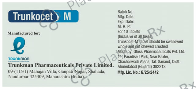 Trunkocet M Tablet