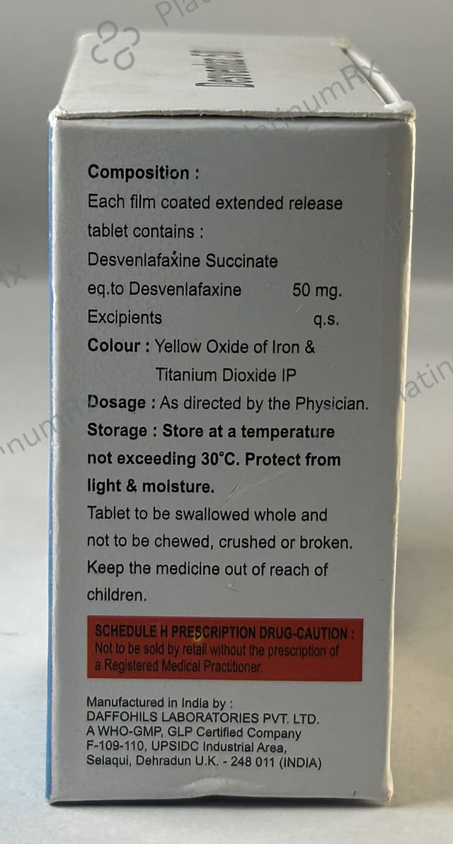 Desvenlaz 50mg Tablet 10s