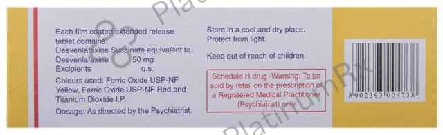 Prestiq 50mg Tablet ER 10s