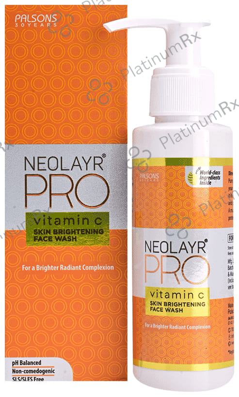 Neolayr Pro Vitamin C Skin Brightening Face Wash