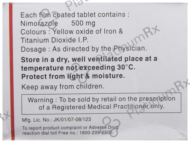 Nimorazol Tablet