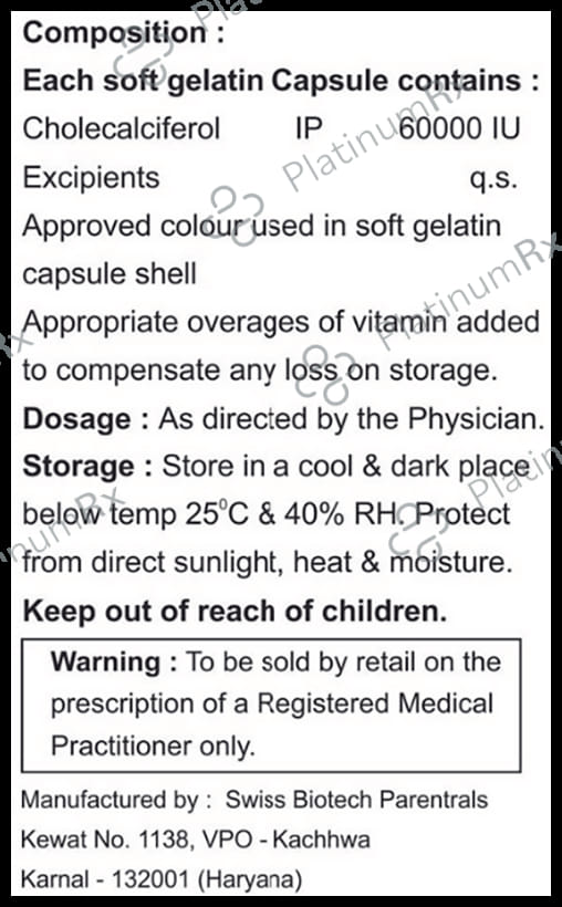 Chlorest D3 Soft Gelatin Capsule 4s