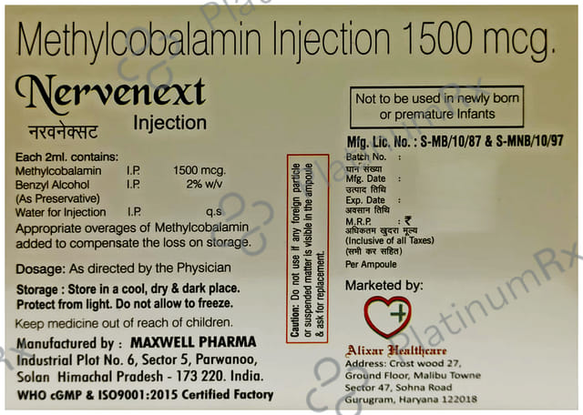Nervenext (2ml Each) Injection
