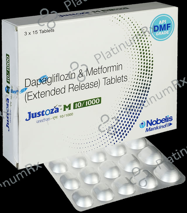 Justoza M 10/1000mg Tablet ER 15s