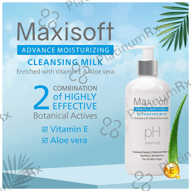 Maxisoft PH Balanced Advance Moisturizing Cleansing Milk (300ml Each) 1 Bottle