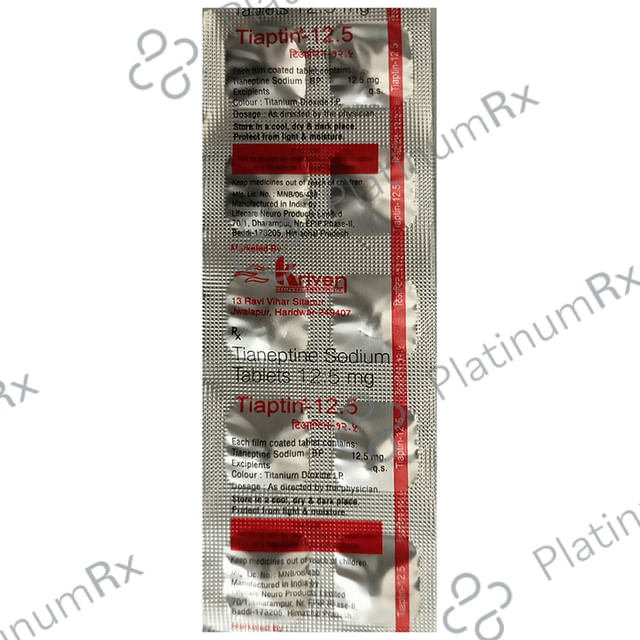 Tiaptin 12.5mg Tablet
