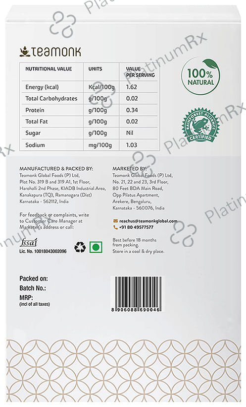 Teamonk Tulsi Nilgiris Green Tea 100gm