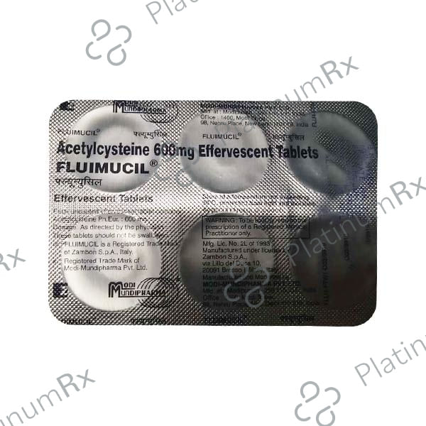 Fluimucil 600mg Effervescent Tablet 6s