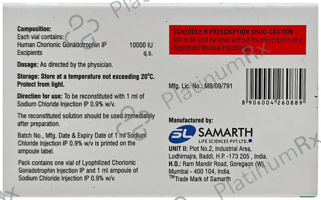 Eutrig HP 10000IU Injection 1s