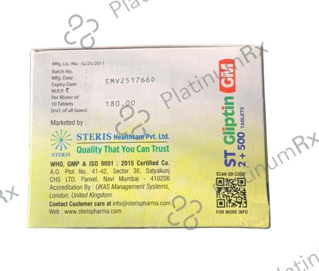 ST Gliptin GM 2/500mg Tablet 10s