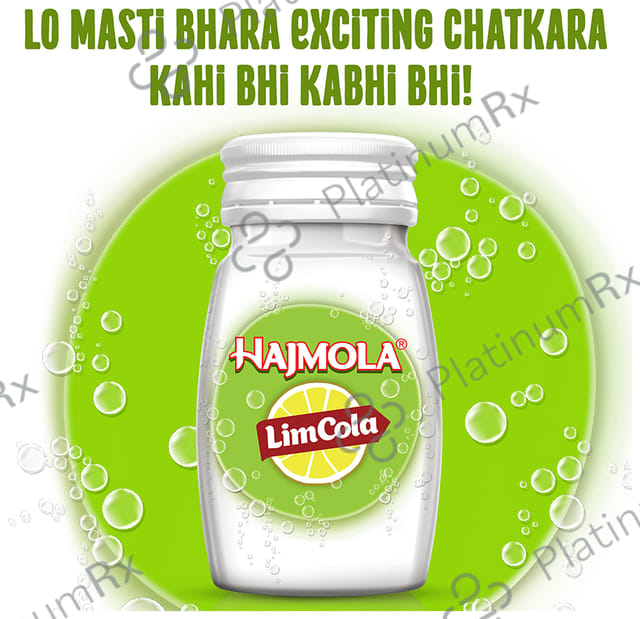 Dabur Hajmola LimCola Flavour Supports Digestive Health Tablet 120s