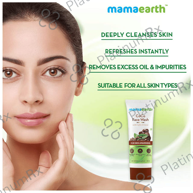 Mamaearth Coco Face Wash for Healthy Skin - Paraben & SLS-Free - All Skin Types