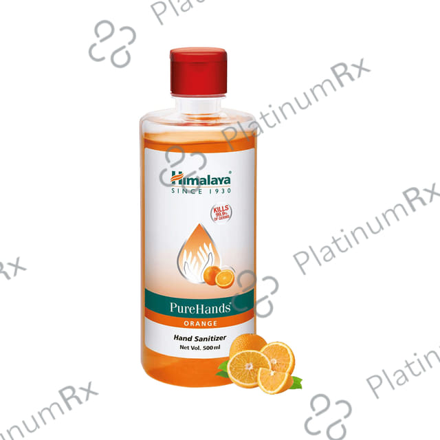 Himalaya Wellness Pure Orange Flavour Hands Sanitizer 500 ml