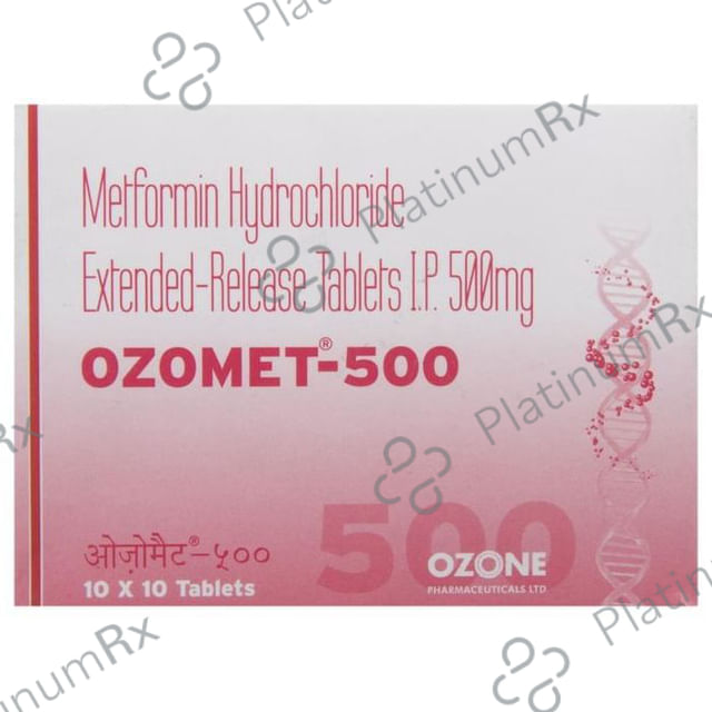 Ozomet 500mg Tablet ER 10s
